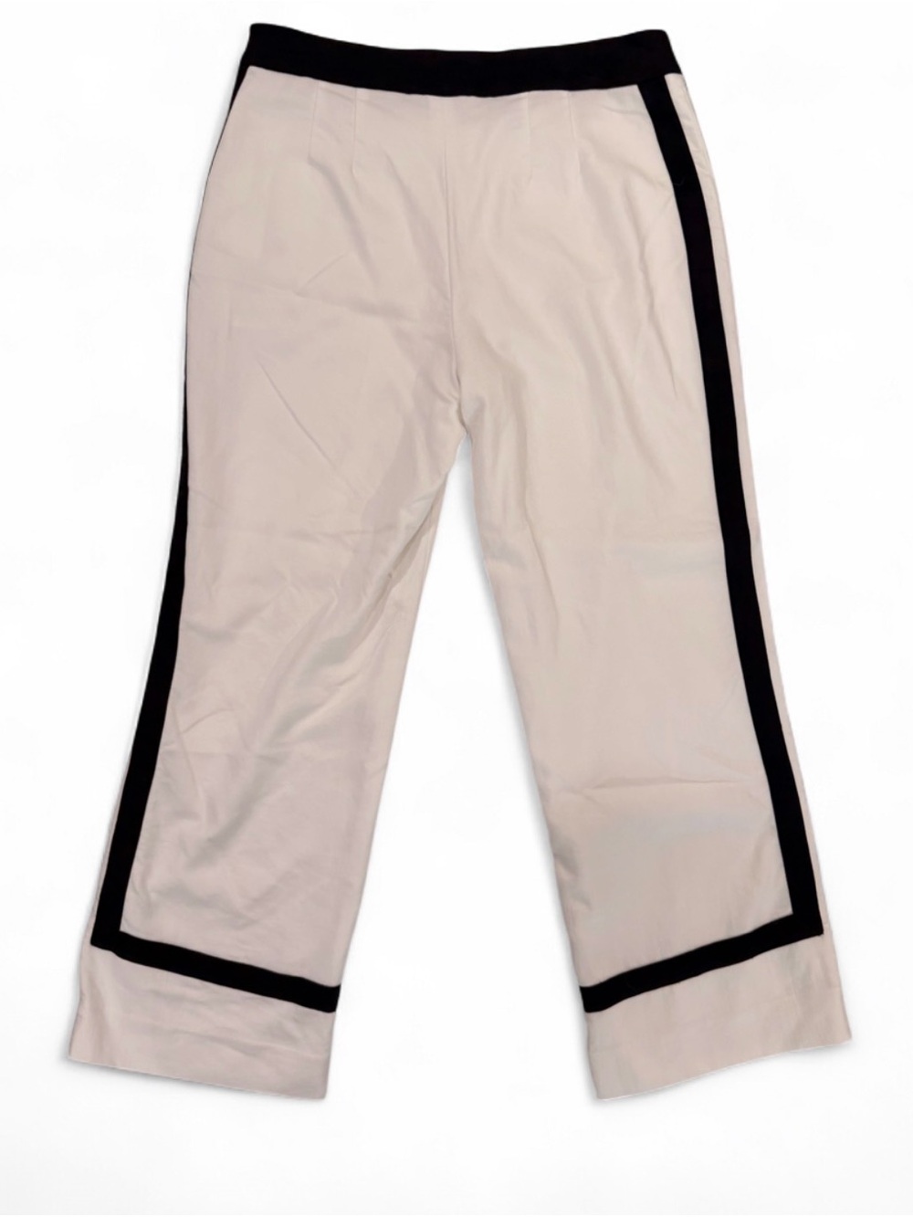 White House Black Market Contrast Wide Leg Pull-On Pants – Size 8P - Picture 2 of 2
